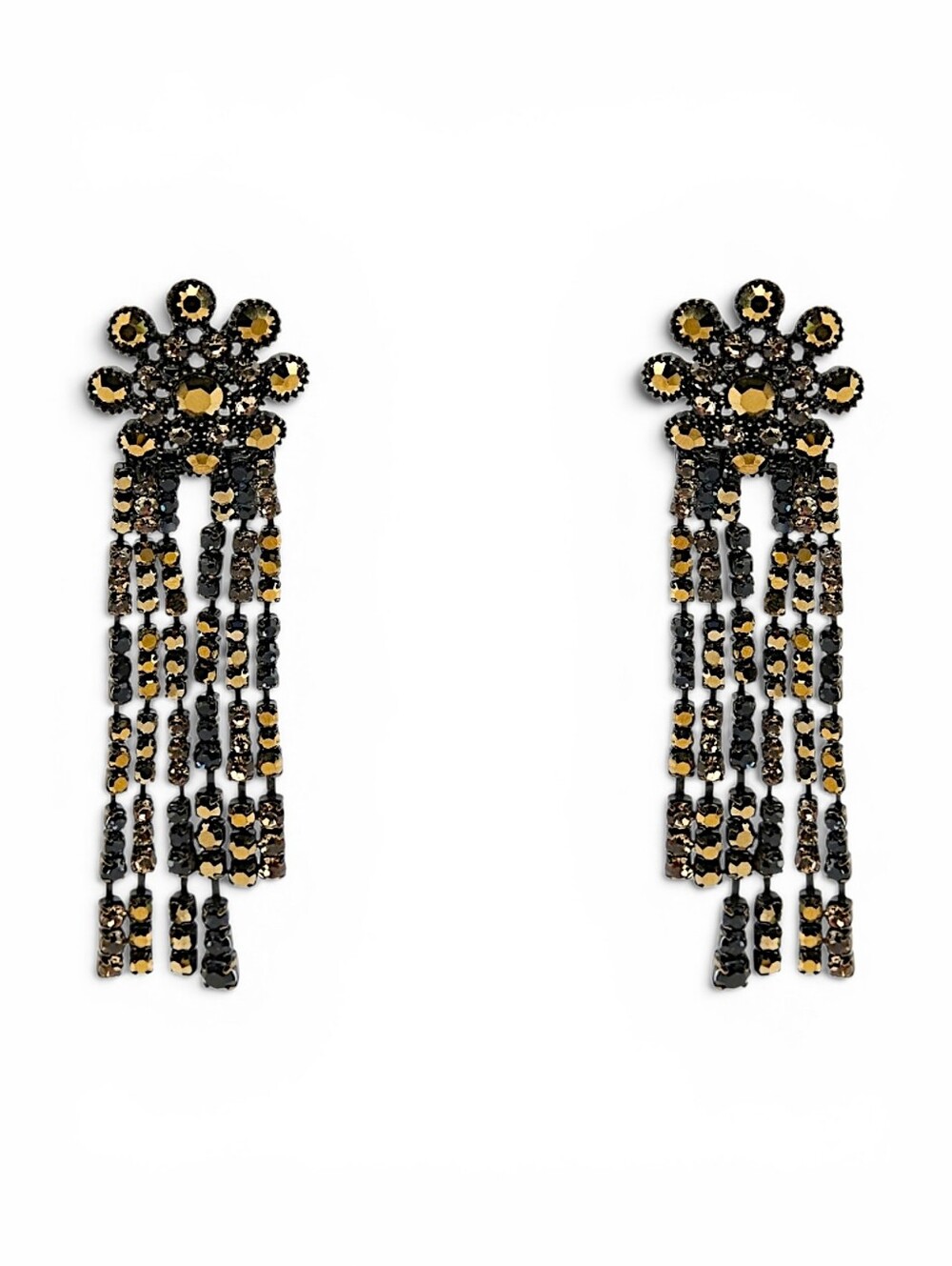 ZARA Long Shiny Earrings